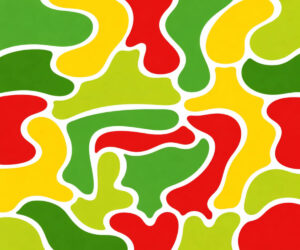 Abstract Color Block Pattern