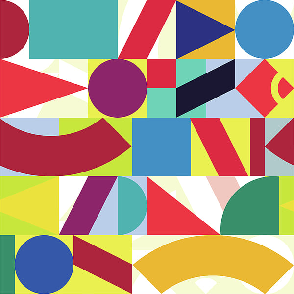 Modern Geometric Color Blocks