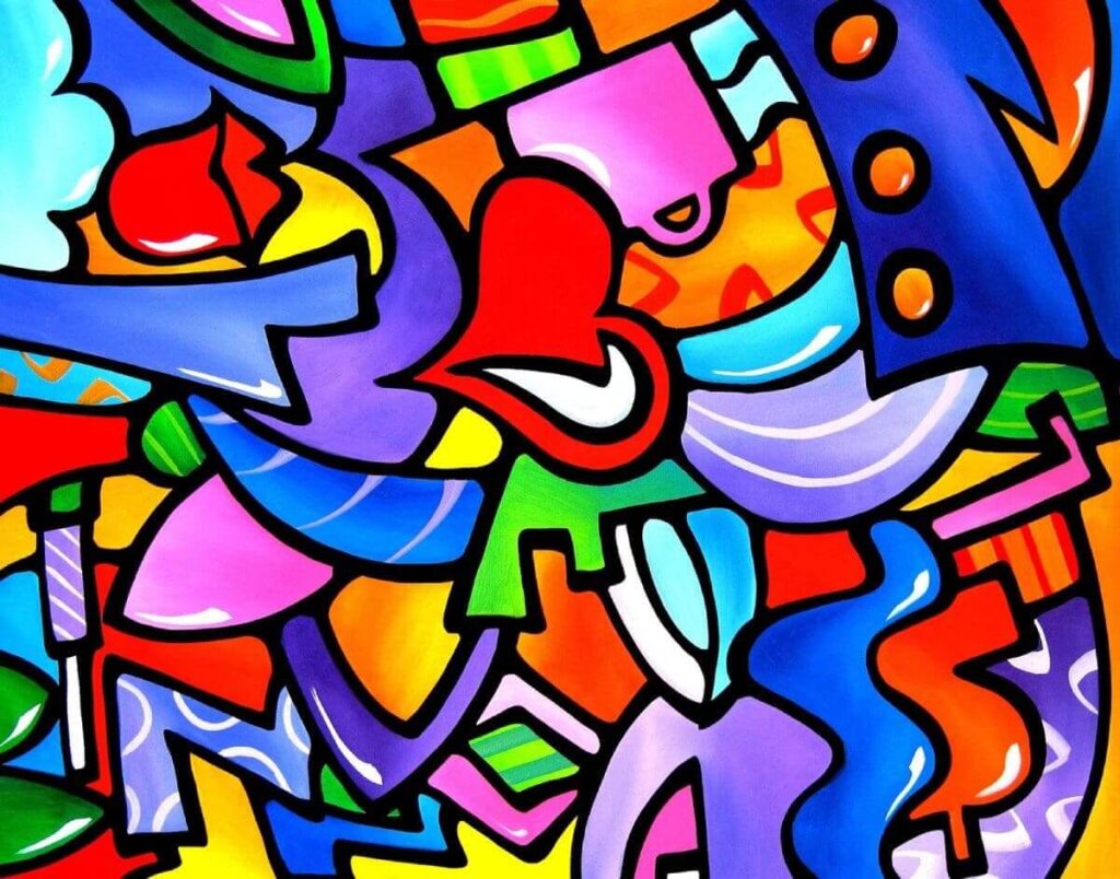 Abstract Pop Art Colorful
