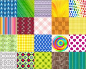 Colorful Pattern Texture Grid
