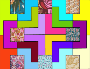 Decorative Textile Mosaic
