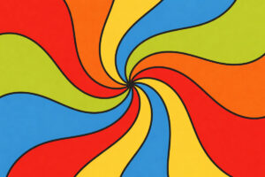 Retro Colorful Minimalist Art