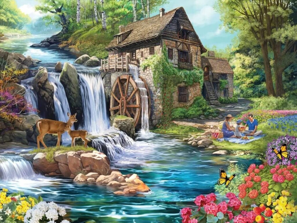 Summertime Old Mill