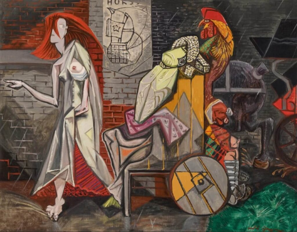 The Paralytic Woman – Surrealism Art