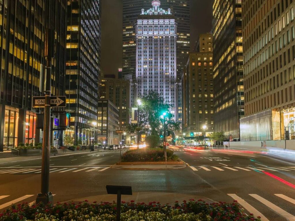 City Street at Night