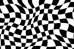 Distorted Squares Optical Illusions