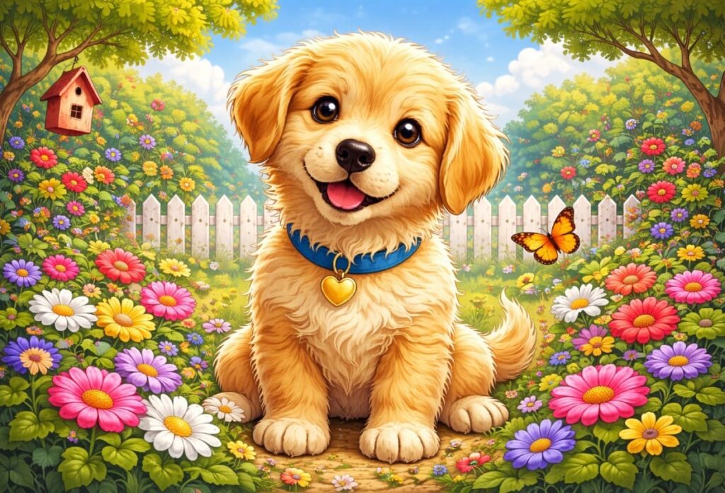 Puppy Eyes in Bloom