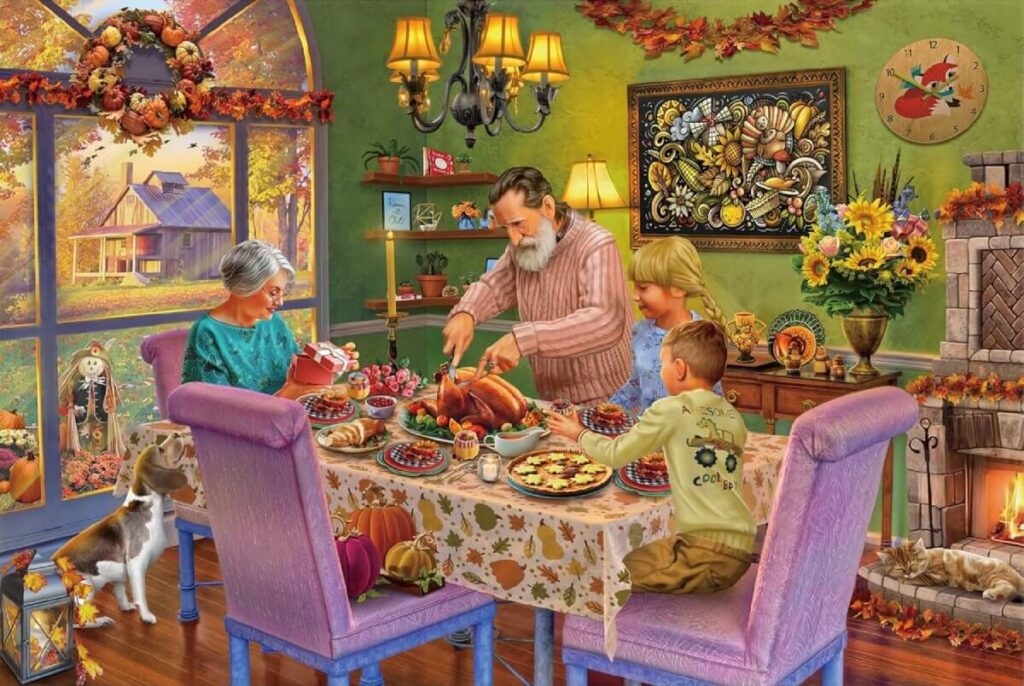 Thanksgiving Dinner Family