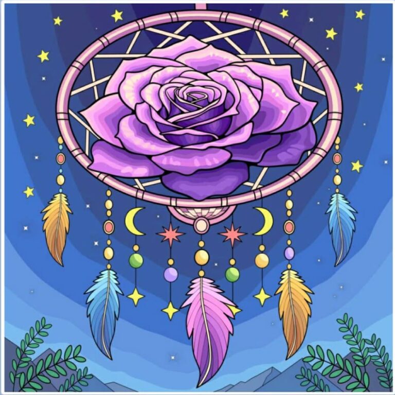 Midnight Rose Dreamcatcher