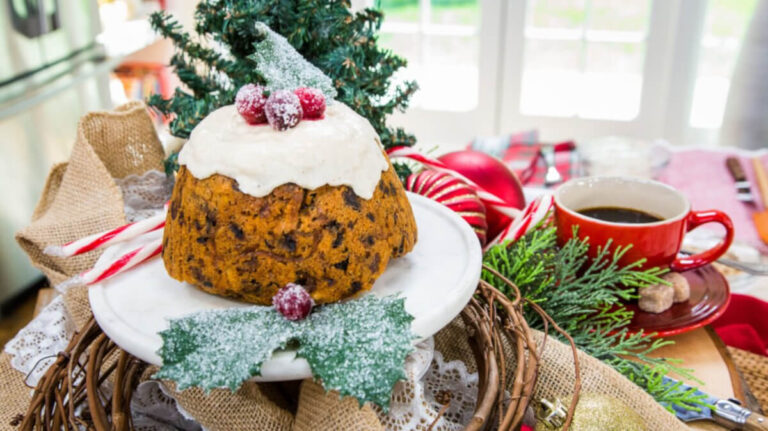 Traditional Christmas Plum Pudding
