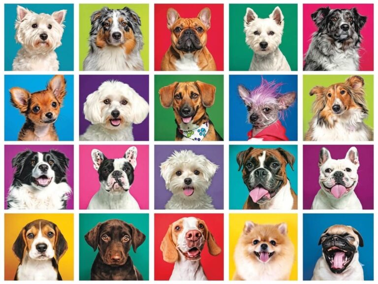 Colorluxe Dogs Collage