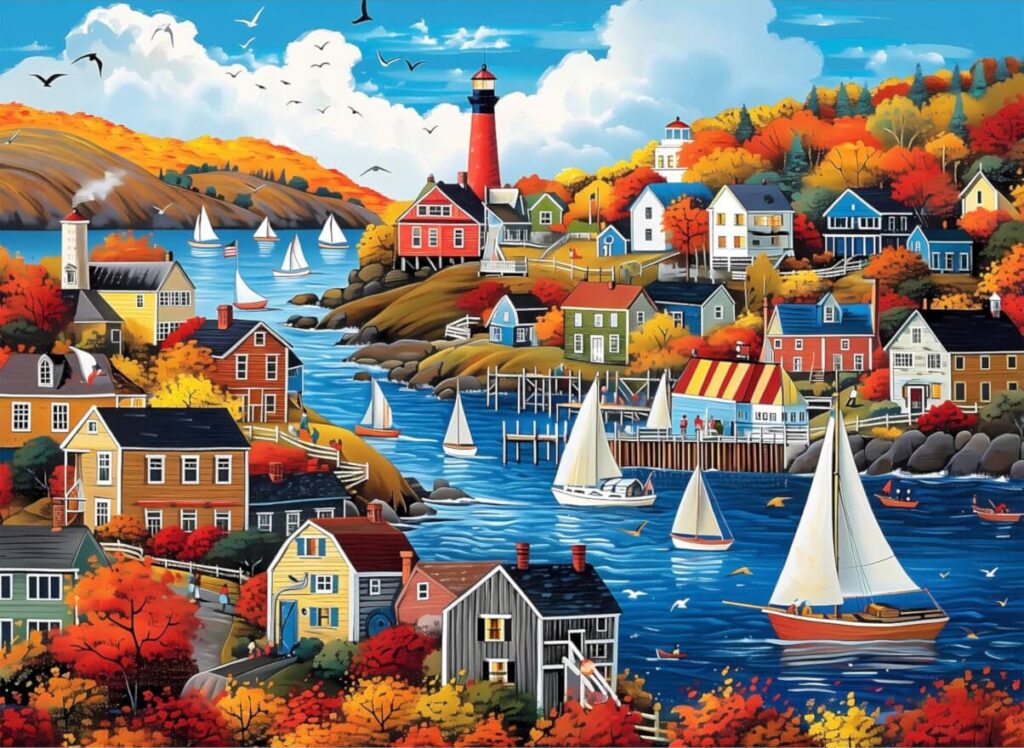 Town in Autumn