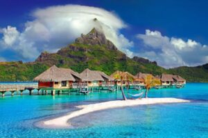 Matira Beach Bora Bora, French Polynesia