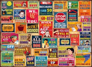 Nostalgic Quotes Collage