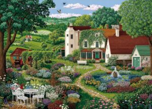 Spring Farm Landscape