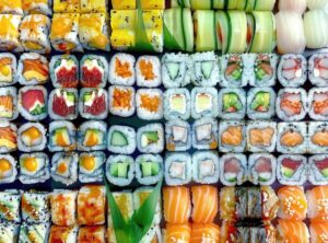 Sushi Rolls Gourmet Food