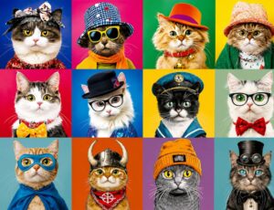 Fashion Portraits Cats