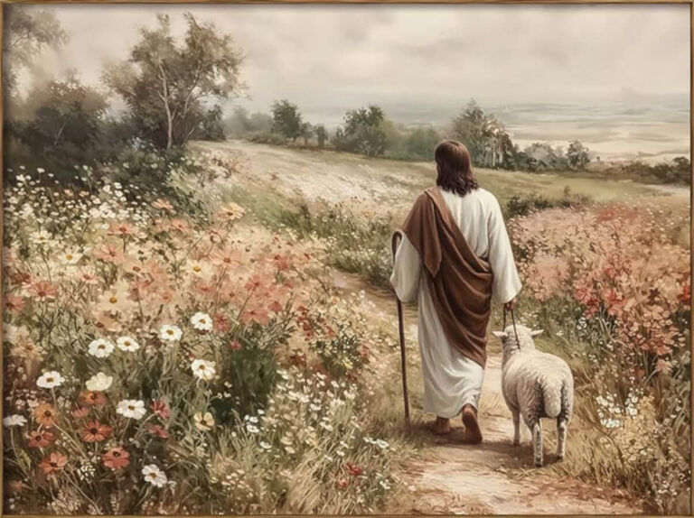 Jesus and the Gentle Lamb