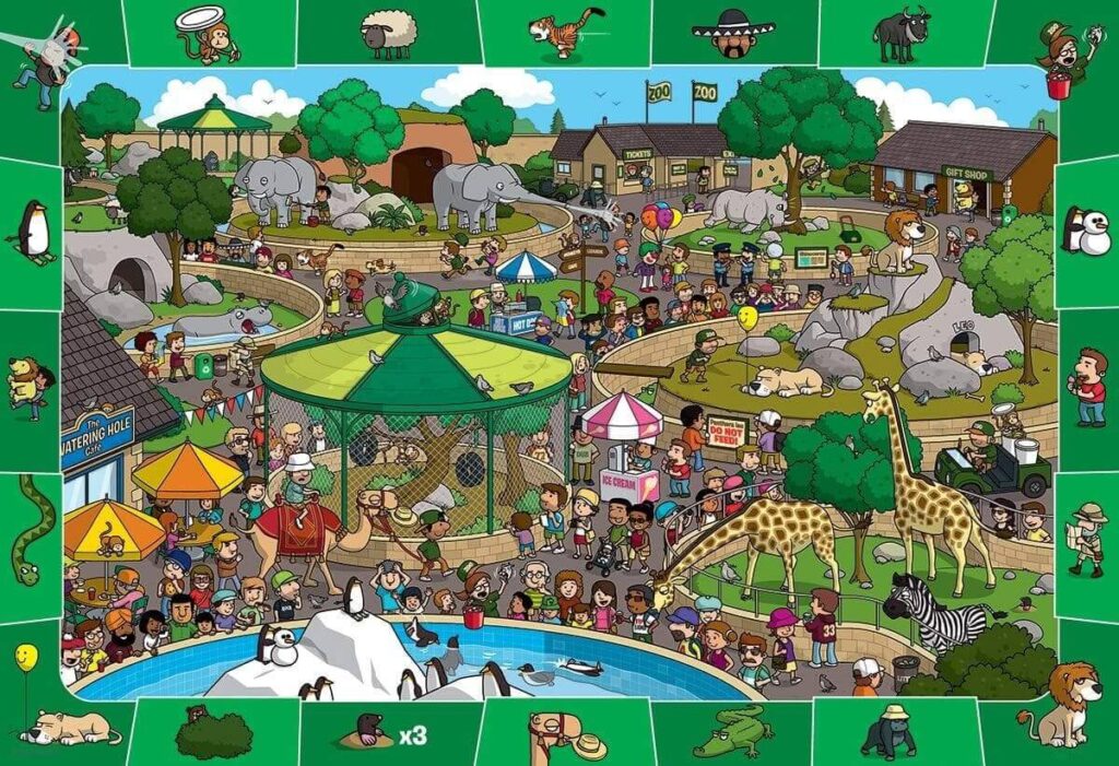 A Day at the Zoo – Spot and Find