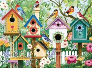 Colorful Birdhouses