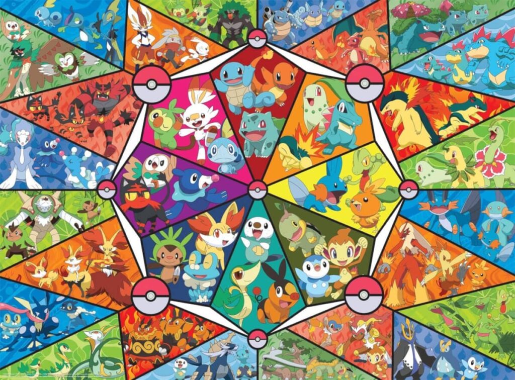 Pokemon Stained Glass