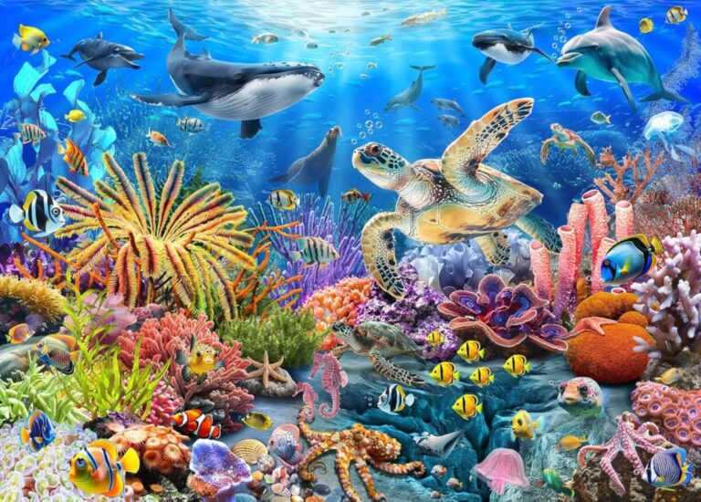 Deep Sea Underwater Scene