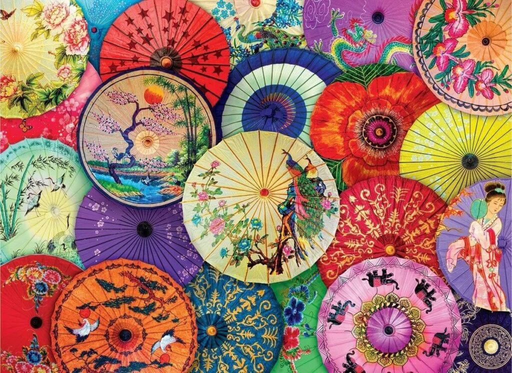 Asian Oil Paper Umbrellas
