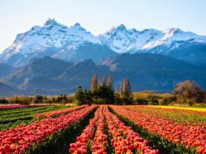 Tulip Fields in Trevelin, Argentina