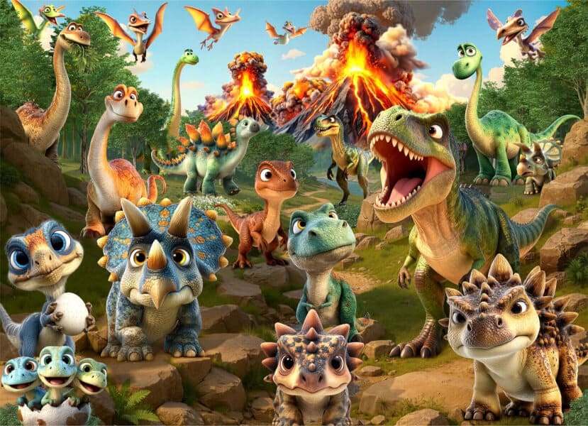 Cute Dinosaur World