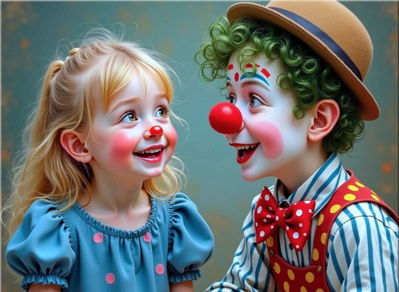 Cute Little Clowns