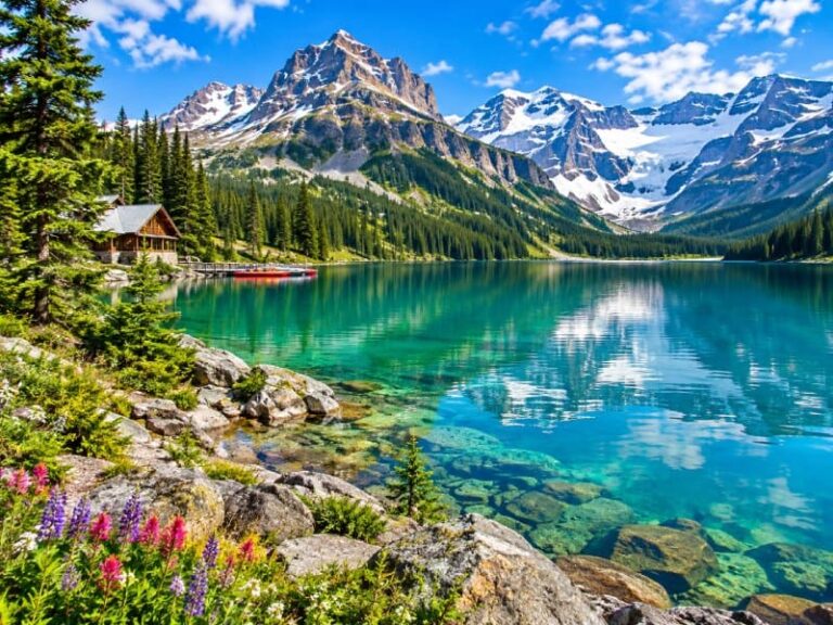 Emerald Alpine Lake
