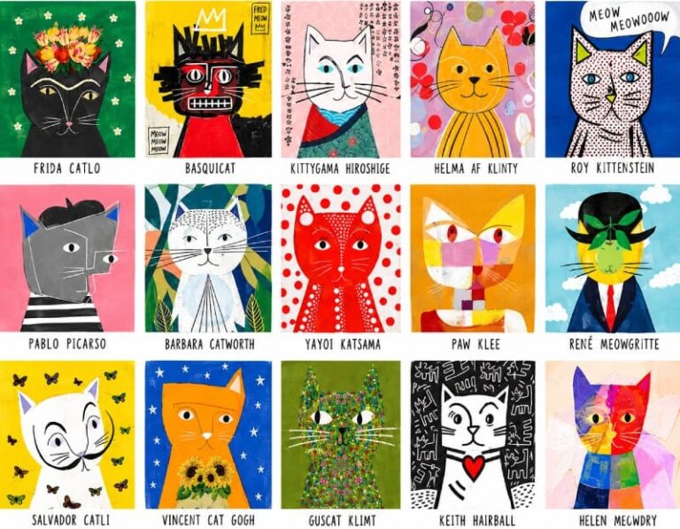 Famous Artist Cats Collection