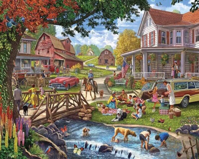 Fun Nostalgic, Family Picnic – Steve Crisp