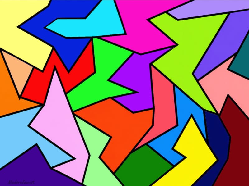 Geometric Color Mosaic