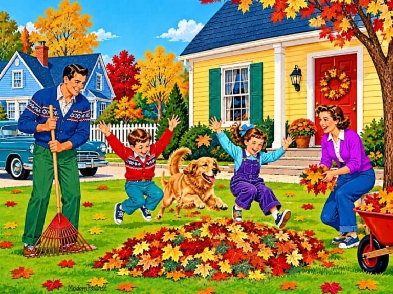 Happy Autumn Family Gathering