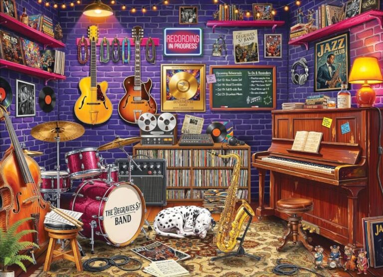 Jazzy Music Room