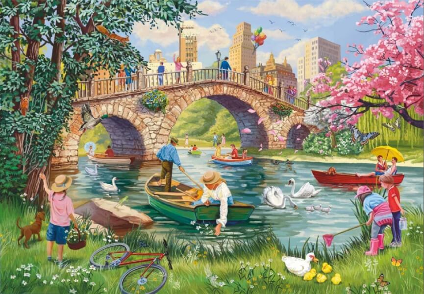 Picnic by the bridge