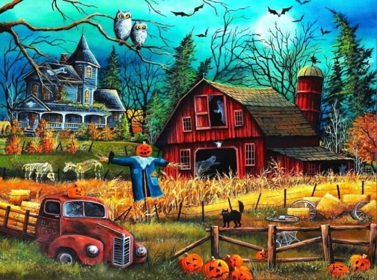 Spooky Haunted Farmhouse
