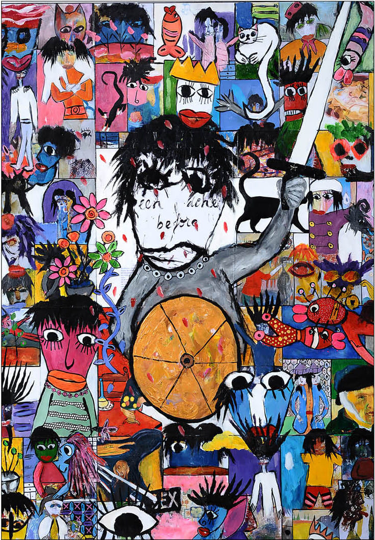 Surreal Neo-Expressionist Art Grid