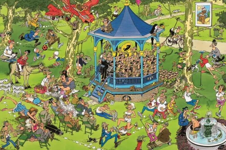 The Bandstand – Jan Van Haasteren